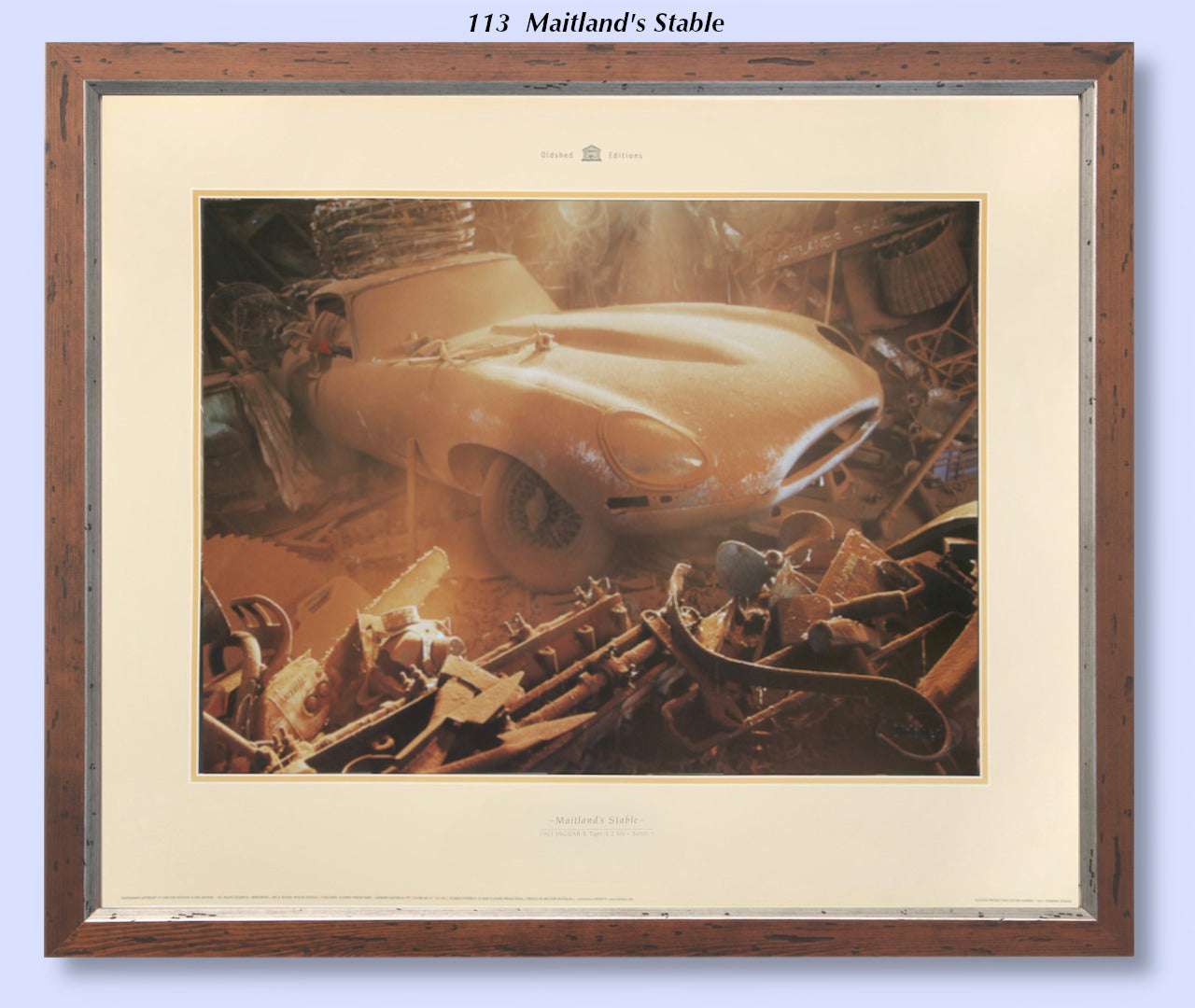 #113 - "Maitland's Stable" - 1965 Jaguar E Type 4.2 Six Series 1 (POSTER)