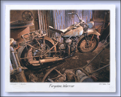 #116 - " Forgotten Warrior " -  1942 Indian Scout