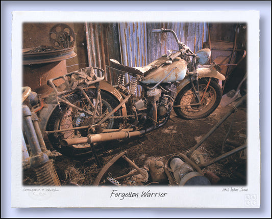 #116 - " Forgotten Warrior " -  1942 Indian Scout