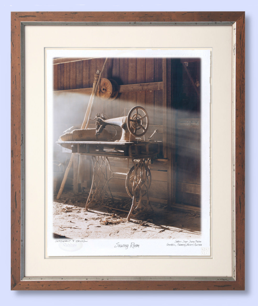 #134 - "Sewing Room" (Portrait)  - Saddler's Singer Sewing Machine