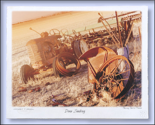 #149 - "Done Seeding" - Massey Harris Tractor