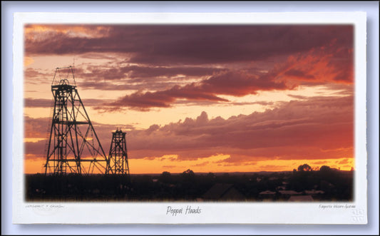 #159 - "Poppet Heads" - Kalgoorlie, Western Australia