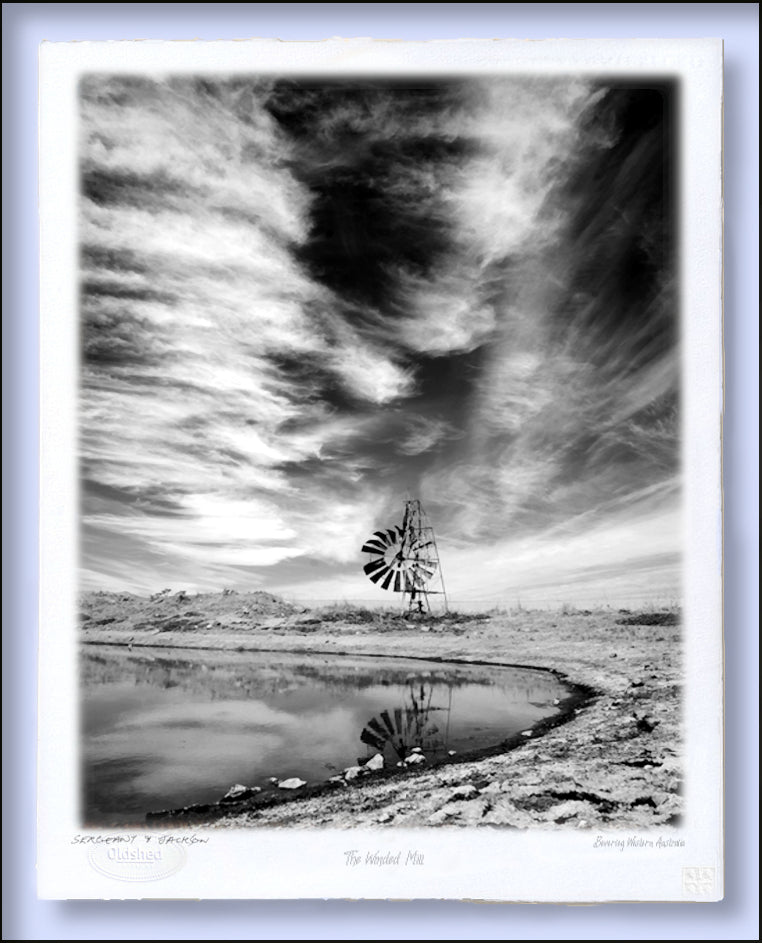 #180 - The Winded Mill (Portrait Version 1) - Beverley, Western Australia.