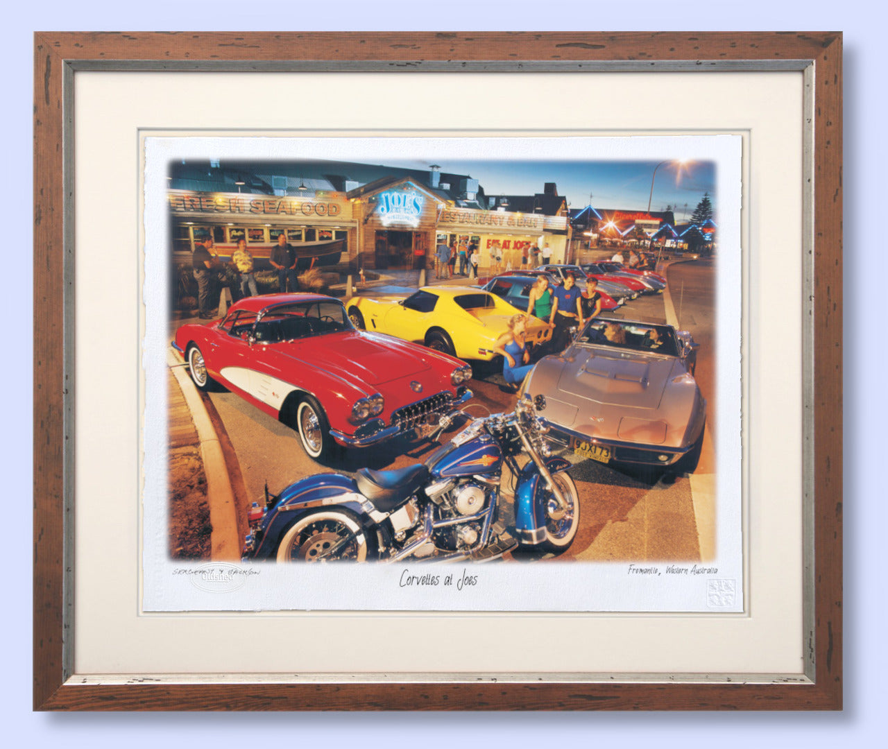 LS  002 - "Corvettes at Joe's" - Joe's Restaurant, Fremantle, Western Australia